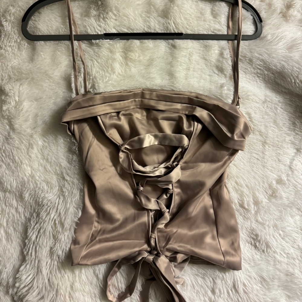 Satin Corset Top